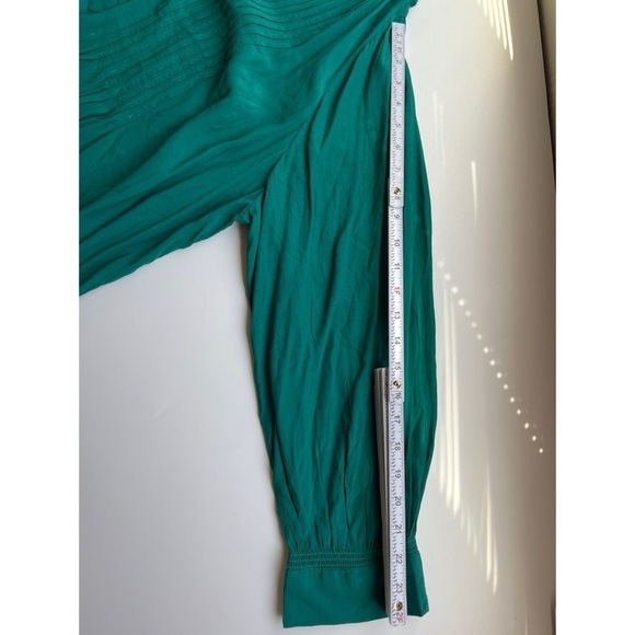 Terra&Sky Plus Pleated Long Sleeve Top - Picture 9 of 10